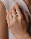 Terra Cushion Heavy Bezel Lab Grown Diamond Ring
