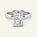 Titan Radiant Wide Shank Solitaire Lab Grown Diamond Ring