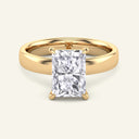 Titan Radiant Wide Shank Solitaire Lab Grown Diamond Ring
