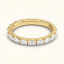 Anya Emerald 3/4 Lab Diamond Ring