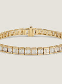 Avery Baguette Tennis Lab Diamond Bracelet