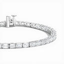 Ellis Round and Emerald Tennis Lab Diamond Bracelet