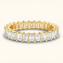 Iris Emerald Eternity Lab Diamond Ring (2 ctw)