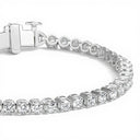 Jude Round Tennis Lab Diamond Bracelet (3 ctw)