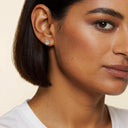 Oval Lab Diamond Four-Prong Stud Earrings (2 ctw)