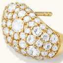 Quinn Lab Diamond Dome Pavé Huggie Earrings