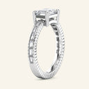Vesper Emerald Baguette Channel-Set Lab Grown Diamond Ring