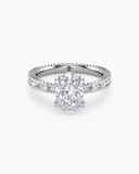 Vesper Oval Baguette Diamond Ring