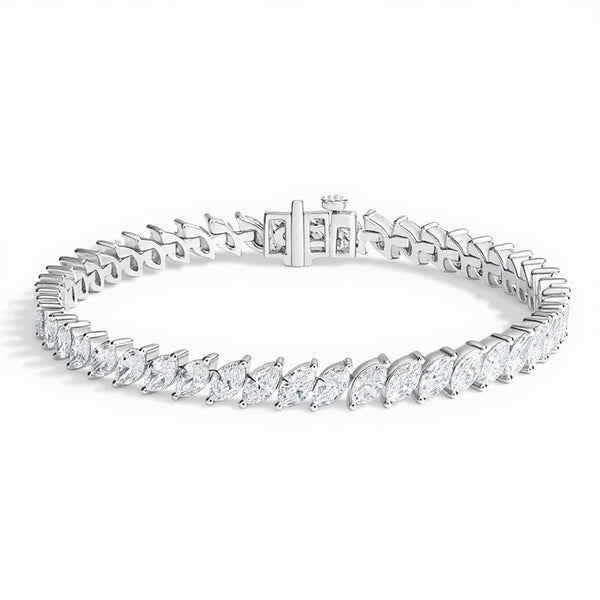 Rumi Marquise Tennis Lab Diamond Bracelet