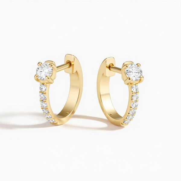 Vesper Lab Diamond Huggie Earrings
