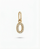NUMBER '0' PAVÉ DIAMOND CHARM