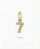 NUMBER '7' PAVÉ DIAMOND CHARM