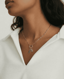 MODERN PAPERCLIP LINK CARABINER NECKLACE
