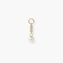 PAVÉ LAB GROWN DIAMOND PEARL EARRING CHARM