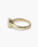 Terra Cushion Heavy Bezel Diamond Ring